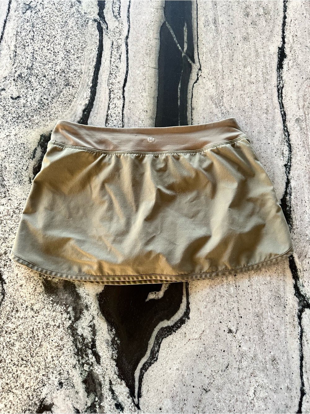 lululemon athletica Olive Green Skater Skort